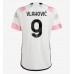 Billige Juventus Dusan Vlahovic #9 Udebane Fodboldtrøjer 2023-24 Kortærmet